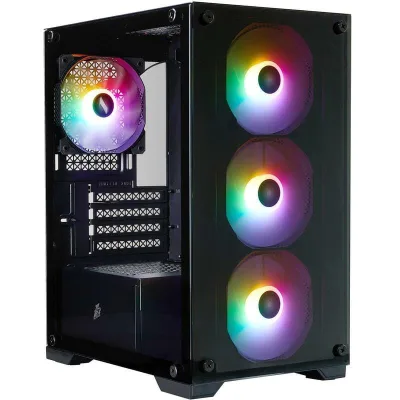 Корпус для ПК 1stPlayer X2-M-BK-4F7