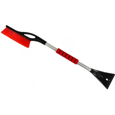 Щітка зі скребком Bottari 75см червона "ICE-75" (32327Red-IS)