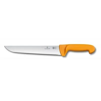 Кухонний ніж Victorinox Swibo, Butcher, помаранчевий, 24 см (5.8431.24)