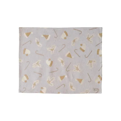 Серветка на стіл Прованс Шапочки на бежевому 35х45 см (036836)