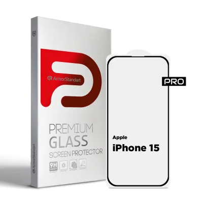 Скло захисне Armorstandart Pro Apple iPhone 15 (ARM71483)