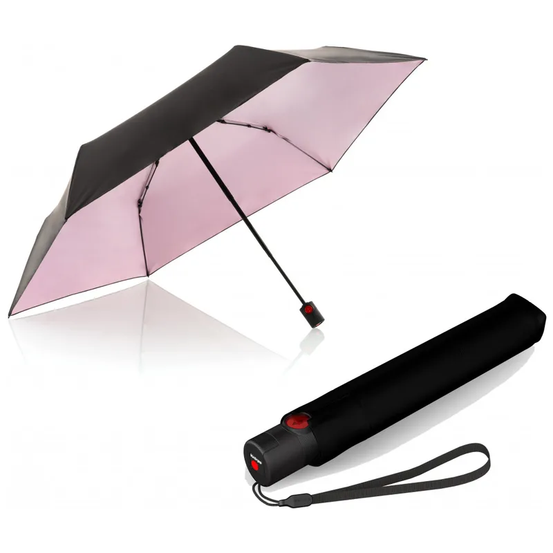 Парасоля Knirps U.200 Ultra Light Duomatic Black Rose UV Coating (Kn95-2200-1009)