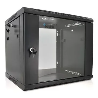Шафа настінна Merlion 9U 19" 600*450*500 (Ш*Г*В)мм, black (Ml3-6409 / 23527)