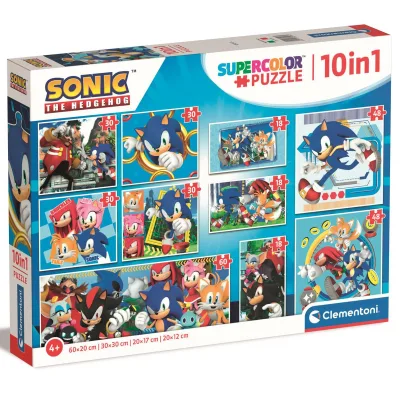 Пазл Clementoni 10 в 1 Sonic (80508)