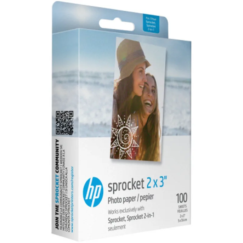 Фотопапір HP Zink 2x3" Sprocket, glossy, self-adhesive, 100sh (HPIZ2X3100)