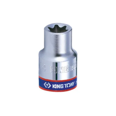 Торцева головка KING TONY 1/4" Е4, Е-стандарт (237504M)