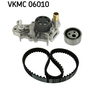 Комплект ременя ГРМ з помпой SKF VKMC 06010