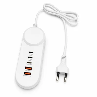 Зарядний пристрій XoKo 2xUSB QC 18W + 2xUSB-C PD35W (XK-QC-505)