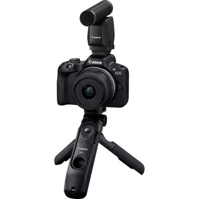 Цифровий фотоапарат Canon EOS R50 + RF-S 18-45 IS STM Black Creator Kit (5811C036)