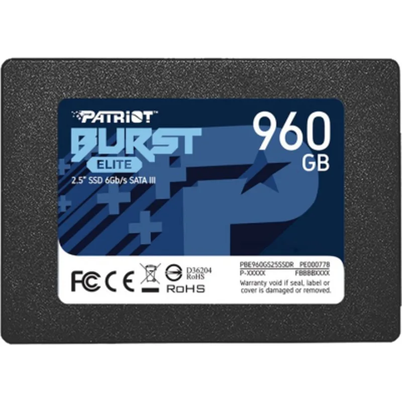 Накопичувач SSD 2.5" 960GB Burst Elite Patriot (PBE960GS25SSDR)
