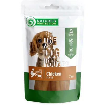 Ласощі для собак Nature's Protection стіки з курки 75 г (SNK46108)