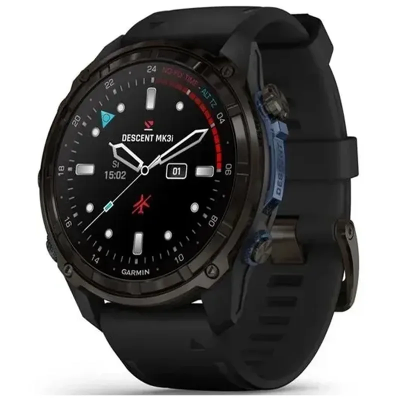 Смарт-годинник Garmin Descent Mk3i 51mm Cbn Gry DLC Ti/Blk Dive Cmptr, EURC,EMEA,GPS смарт- годинник (010-02752-16)