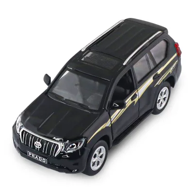 Масштабна модель автомобіля TechnoDrive Toyota Prado чорний (KM6189D)