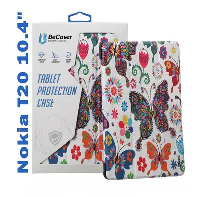 Чохол до планшета BeCover Smart Case Nokia T20 10.4" Butterfly (708053)