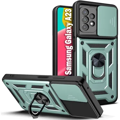 Чохол до мобільного телефона BeCover Military Samsung Galaxy A23 SM-A235 Dark Green (707376)