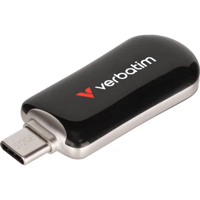 USB флеш накопичувач Verbatim 512GB Plectra Black USB-C (30227)