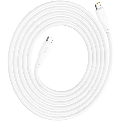 Дата кабель USB-C to USB-C 2.0m 240W TPE X93 white HOCO (6931474790743)