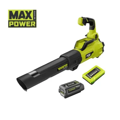 Повітродувка Ryobi Max Power, RY36BLXA-140P, 36V, 4Ah, ЗП, 176км/год, 3.5кг (5133005418)