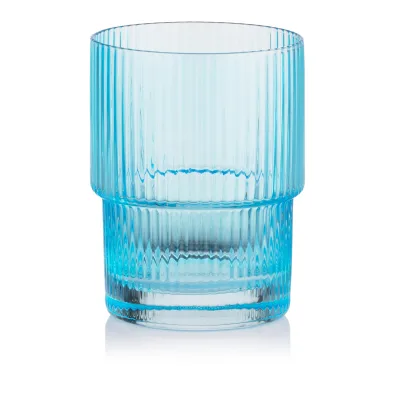 Набір склянок ARDESTO 200мл, 2шт, скло, блакитний (AR2620SBL)