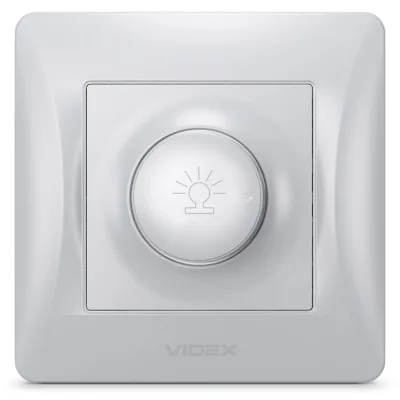 Світлорегулятор Videx BINERA 600Вт сереб (VF-BNDM600-SS)
