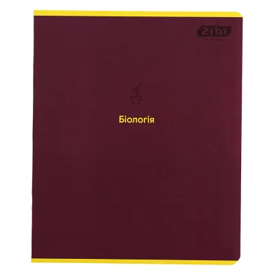 Зошит ZiBi MONOCHROME 36 аркушів, клітинка біологія (ZB.1733-48)
