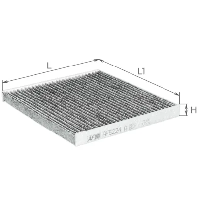 Фільтр салону ALPHA FILTER AF5224a