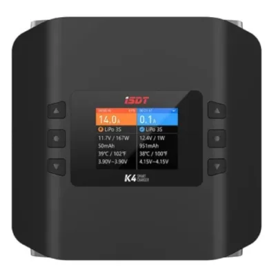 Зарядний пристрій для дрона iSDT K4 AC 400W DC 600Wx2 (HP0015.K4)