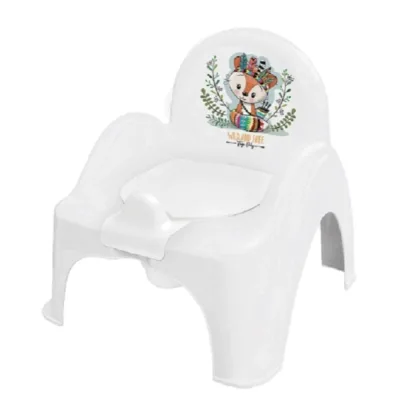 Горщик Tega Baby WILD&FREE LITTLE FOX стілець, white green (DZ-007-103-LISEK)