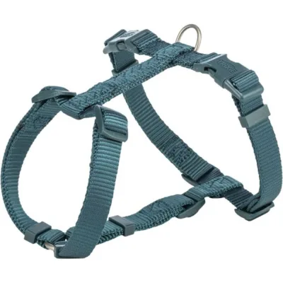 Шлея для собак Trixie Premium H-harness XS-S 30-44 см/10 мм синьо-зелена (4053032672932)