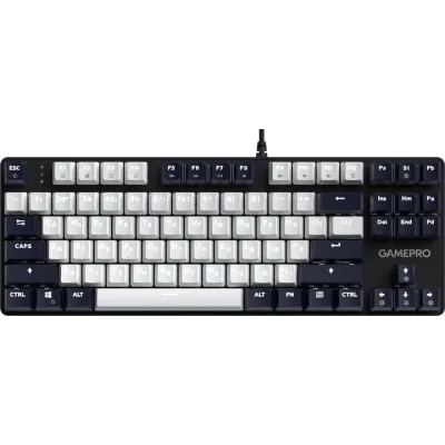 Клавіатура GamePro Genesis Metallic MK110B Outemu Red Switch USB UA Black (MK110B)