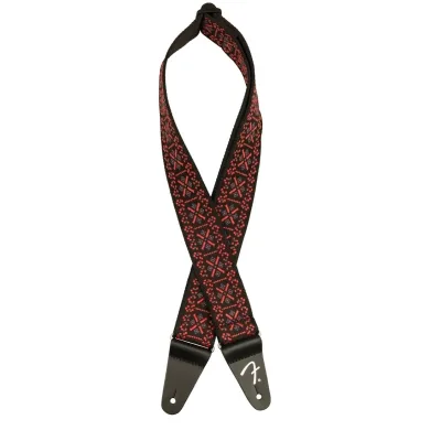 Ремінь для гітари Fender Strap 2" Pasadena Woven Lattice Red (236935)
