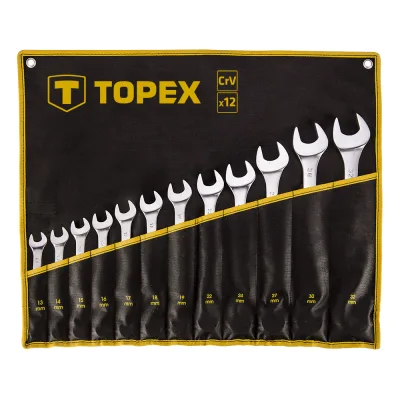 Набір інструментів Topex ключей комбинированных 13 -32 мм, 12 шт. (35D758)