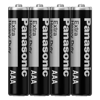 Батарейка AAA (R3) Extra Heavy Duty вугільно-цинкова 4pcs Shrink Panasonic (R03NP/4S)