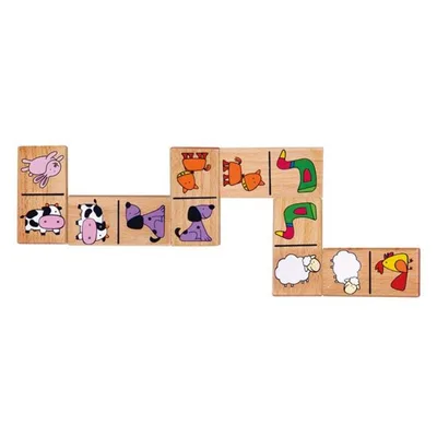 Настільна гра Viga Toys Доміно з звірятами (59622)