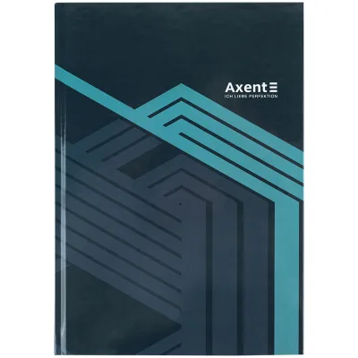 Книга записна Axent Lines А4, 96 аркушів, клітинка, сіра (8422-580-A)