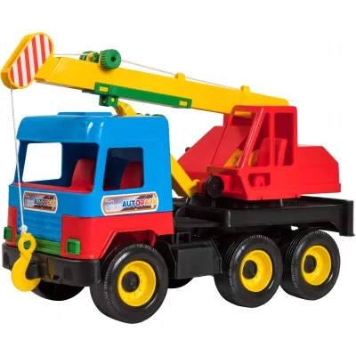 Машинка для дітей Tigres "Middle truck" кран жовтий (39226)