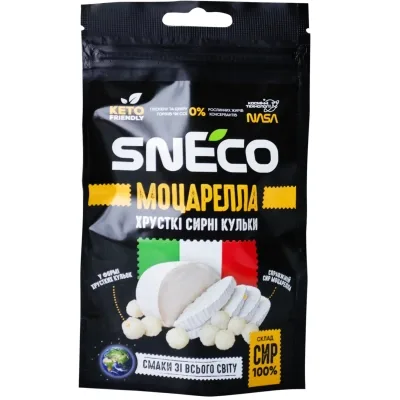 Сир сушений snEco Моцарелла 14 г (4823095816297)
