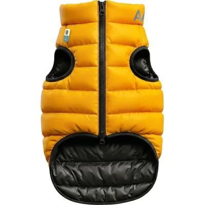 Курточка для тварин Airy Vest двостороння жовто-чорна M50 (1566)