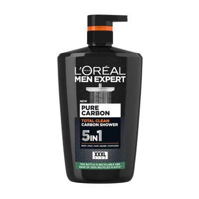 Гель для душу L'Oreal Paris Men Expert Total Clean Shower Gel 5в1 1 л (3600524121815)