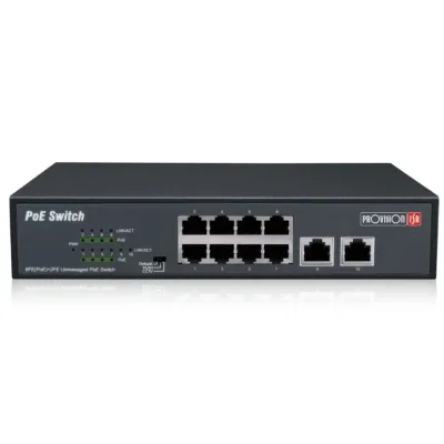 Комутатор мережевий Provision-ISR PoES-08120C+2I-V2