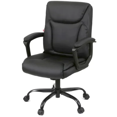 Офісне крісло Аклас Лівар TILT 10002M Чорний (PU Black) (00158598)
