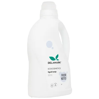 Рідке мило DeLaMark Свіжі нотки 2 л (4820152332721)