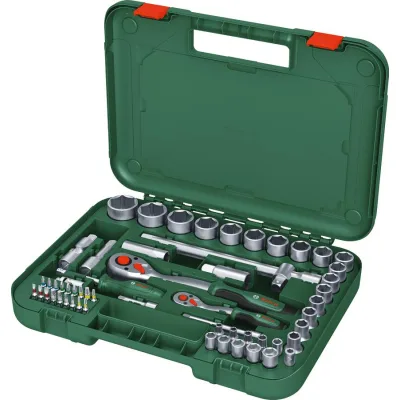 Набір інструментів Bosch з бітами та тріскачками, 1/2", 25 шт. (1.600.A02.Z9G)