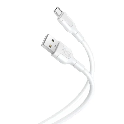 Дата кабель USB 2.0 AM to Micro 5P 1.0, 2A white XO (NB212-AM.white)