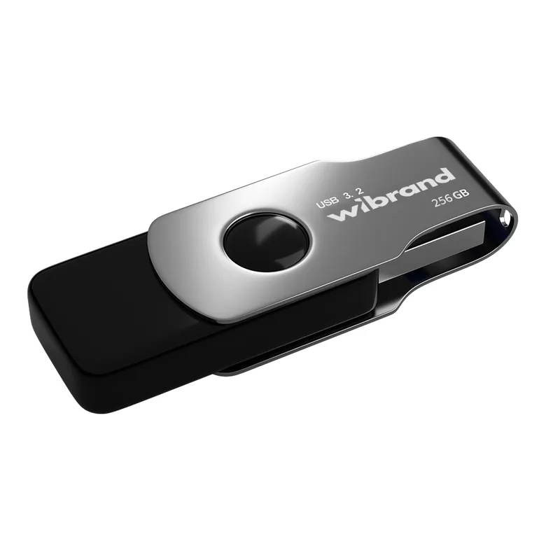 USB флеш накопичувач Wibrand 256GB Lizard Black USB 3.2 (WI3.2/LI256P9B)