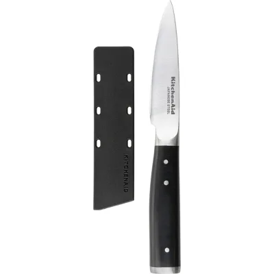 Кухонний ніж KitchenAid Coreline для чистки овочів та фруктів з чохлом, 9 см (KOG35ASSOHOBA)