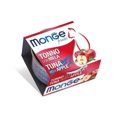 Консерви для котів Monge Wet Adult тунeць з яблуком 80 г (8009470013284)