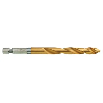 Свердло Milwaukee по металу RedHEX HSS-G TiN, 8 мм (5шт) (4932478183)