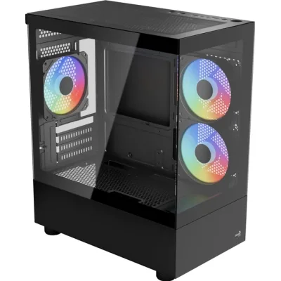 Корпус для ПК AeroCool Viewport Mini-G-BK-v2 Black (ACCM-ES09133.11)