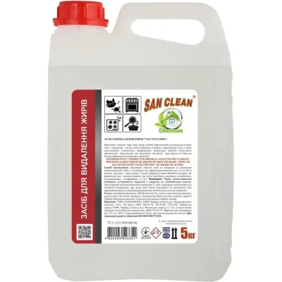 Рідина для чищення кухні San Clean Green House для плит 5 кг (4820003543351)